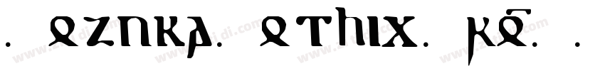 Kozuka Gothic Pro字体转换